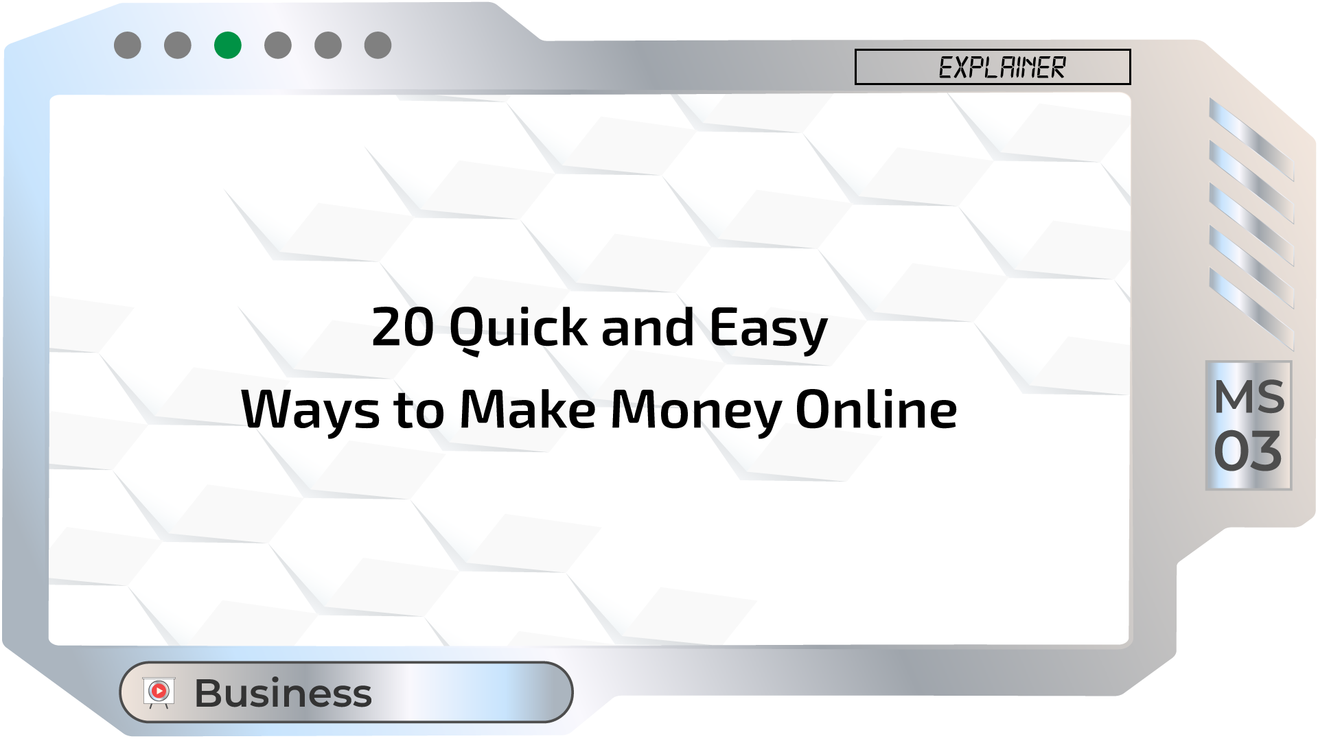 20 Quick and Easy Ways to Make Money Online