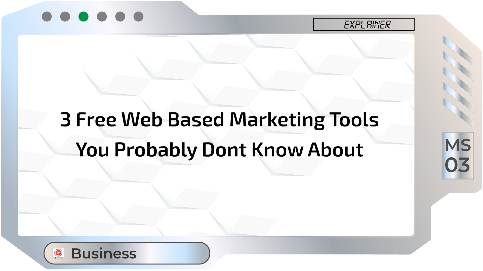 Three Free Web Based Marketing Tools You Probably Dont Know About