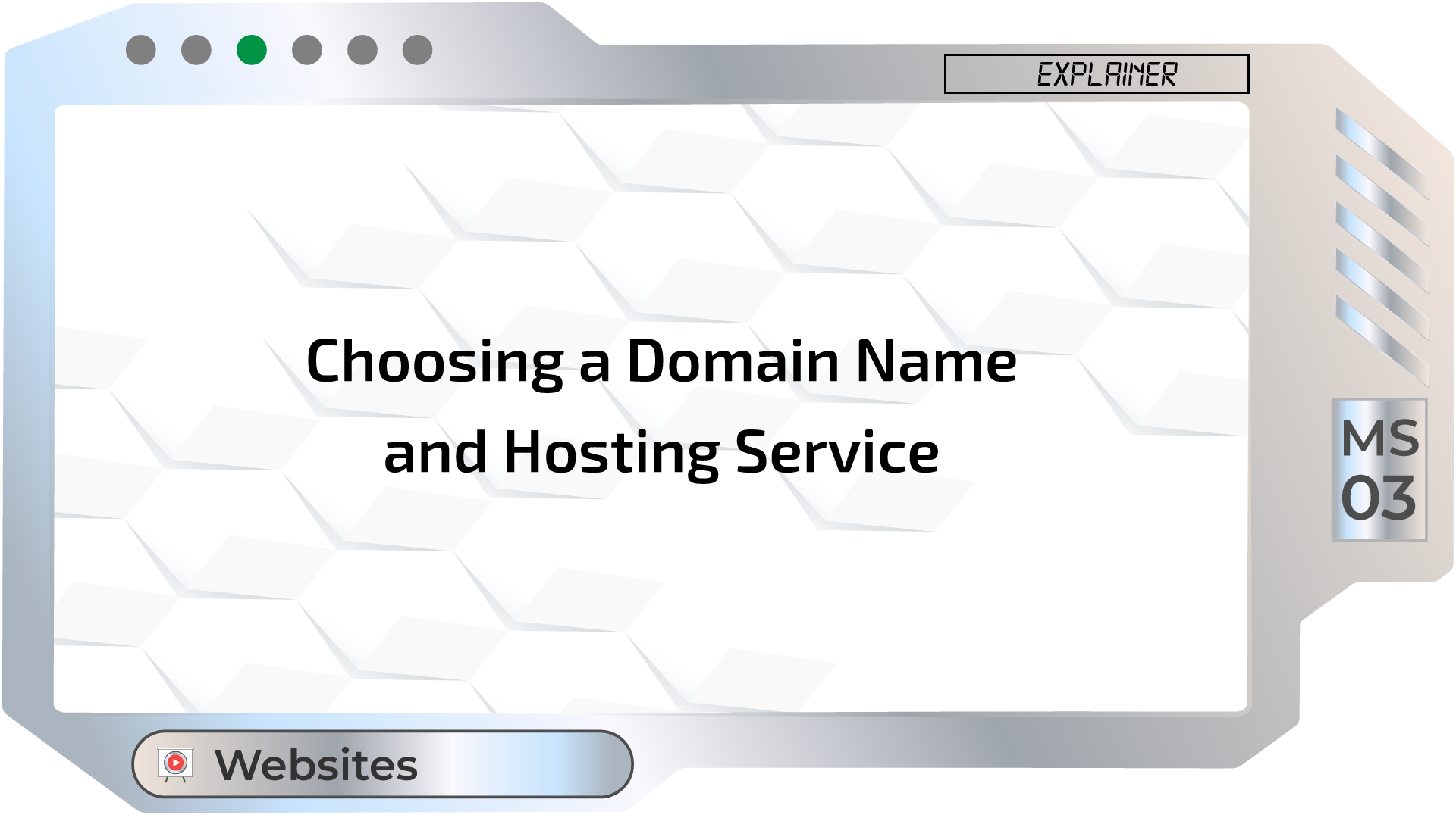 Choosing a Domain Name and Hosting Service