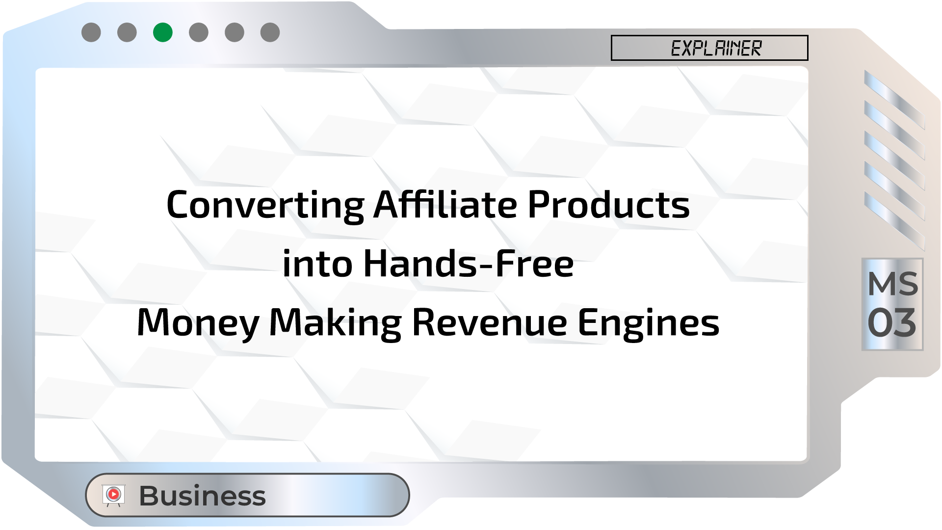 Converting Affiliate Products into Hands-Free Money Making Revenue Engines