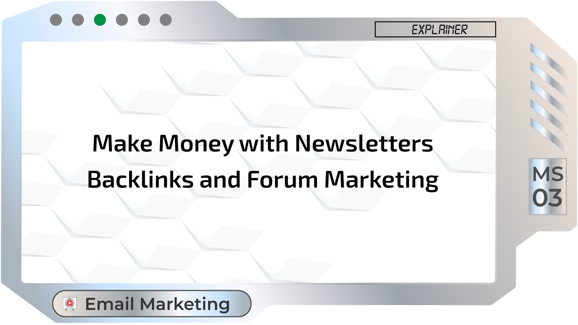 Make Money with Newsletters Backlinks and Forum Marketing